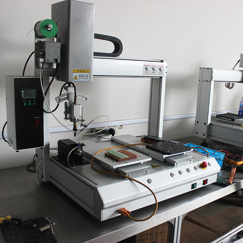 全自动焊锡机PCB线路板焊接LED面板灯焊锡设备旋转焊线剥线一体机
