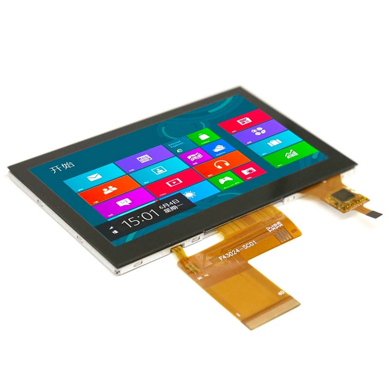 Экран на 4,3 дюйма LCD конденсатор сенсорный экран разрешение 480*272 цифровой экран 40pin сенсорный чип GT911