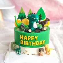 恐龙套装蛋糕装饰摆件恐龙怪兽手办公仔玩具人偶周岁甜品台装饰