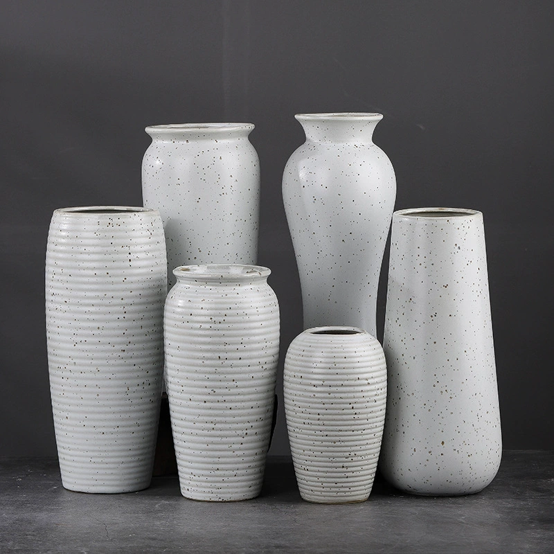 Macaron Гидропонные непористые зеленые растения Цветочный пол высокая ваза современные сухие цветы цветочные композиции украшения оптом