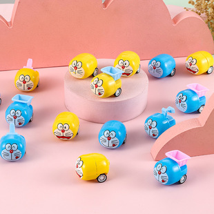 Creative cartoon animal pull-back car manufacturers wholesale children's inertia mini car to push gifts small toys