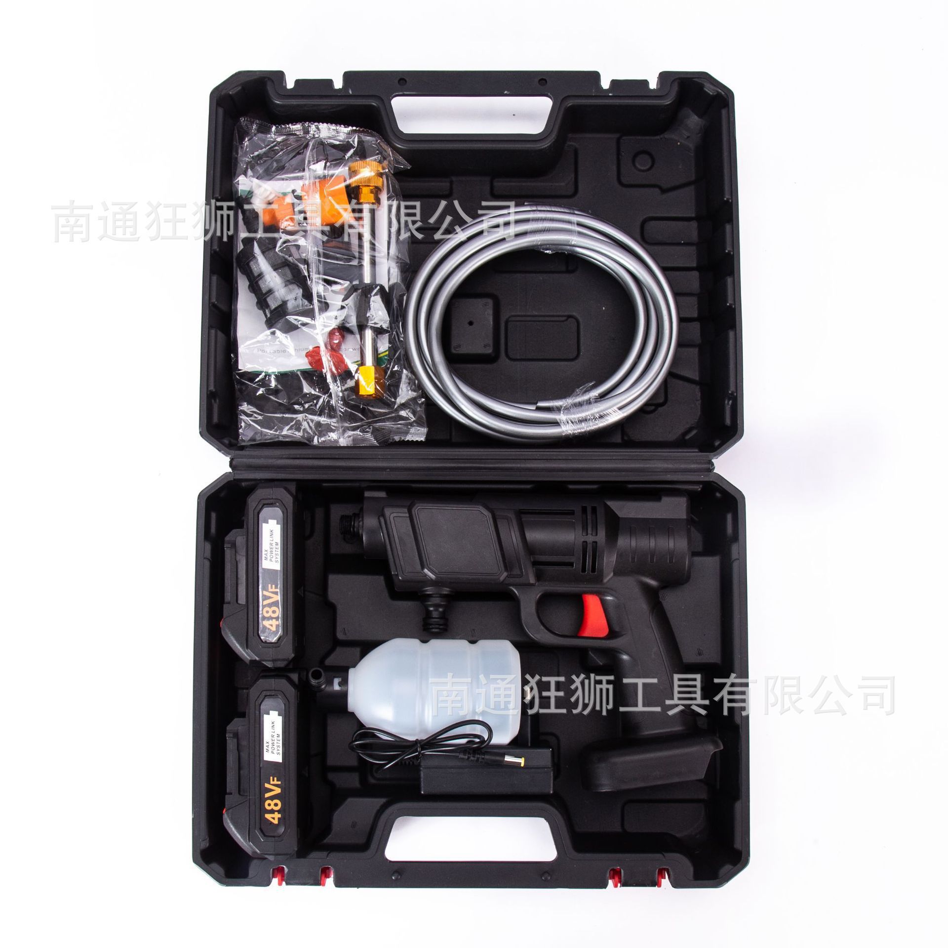 Fuente de comercio exterior transfronterizo fábrica de alta potencia portátil lavadora de coches recargable pistola de agua de alta presión lavadora