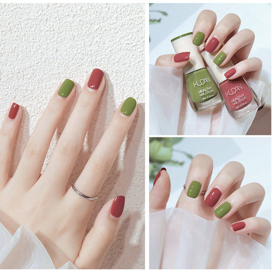 New nail polish White quick-drying no-roasting long-lasting non-peeling transparent nail polish nude nail polish wholesale