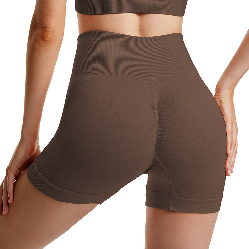 Yoga correr a prueba de golpes transpirable de secado rápido sin aros push-up anti-flacidez fitness deportes chaleco pantalones cortos traje cómodo