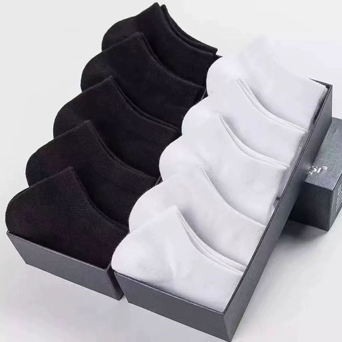 (Cross-border trading), summer solid thin breathable socks for men and women