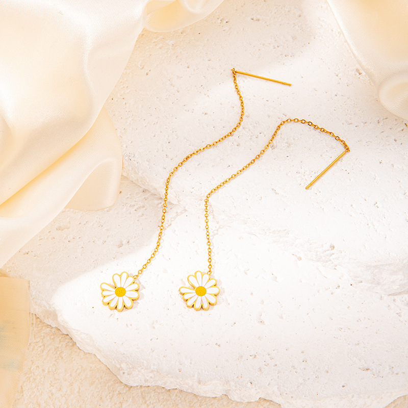 6g Weight 0.03µm Gold Plating Thickness Electroplated Gold Plating Process 201 Stainless Steel Ear Needle Material Golden Plated Plating Material Stone-Free Inlay Material Earrings Classification 1 Pair Quantity Daily Occasion 201 Stainless Steel Material Heart Shape, Flower, Butterfly Pattern Women's Gender IG Style Style Inlay Craft 1 Pair IG Style Heart Shape Flower Butterfly Inlay 304 Stainless Steel Shell Drop Earrings 13