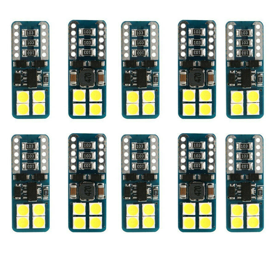 Lámpara de instrumentos de automóvil T10 3030 8SMD LED luz de ancho luz de puerta luz de lectura luz de placa luz decodificación luz pequeña image 5