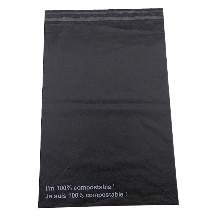 Bolsa exprés degradable, bolsa de embalaje logística ecológica, bolsa de embalaje exprés biodegradable gruesa, impermeable y compostable, bolsa de embalaje exprés biodegradable