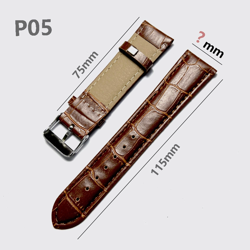Кожаный ремешок для часов с тонким рисунком личи бамбуковый узор с рисунком симуляции ремешок для часов 14/16/18/20/22/24 мм