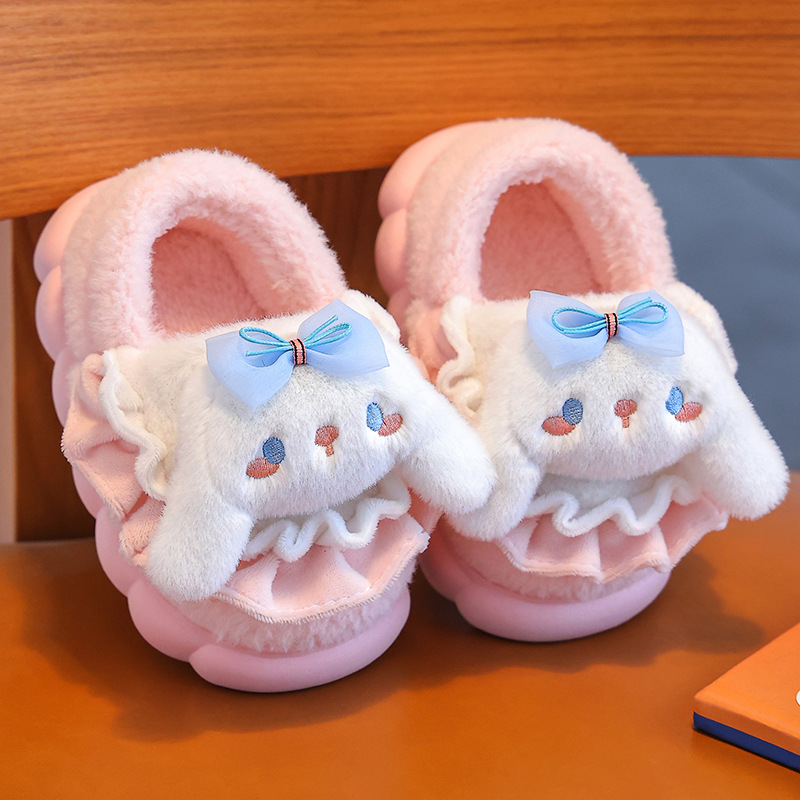 Otoño e Invierno de los nuevos niños Zapatillas de algodón niños y niñas de Interior de dibujos animados lindo niñas zapatillas bebé infantil Zapatillas de algodón