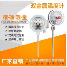 不锈钢径向型防爆双金属温度计 Y100 L=1000mm