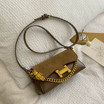 Qian snow ladies crossbody bag fashion 2024 spring new small square bag light luxury chain women bag senior sense - ShopShipShake