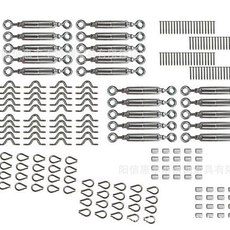 厂家直销不锈钢花篮螺丝 鸡心环吊环驼峰吊攀钢套配套用不锈钢