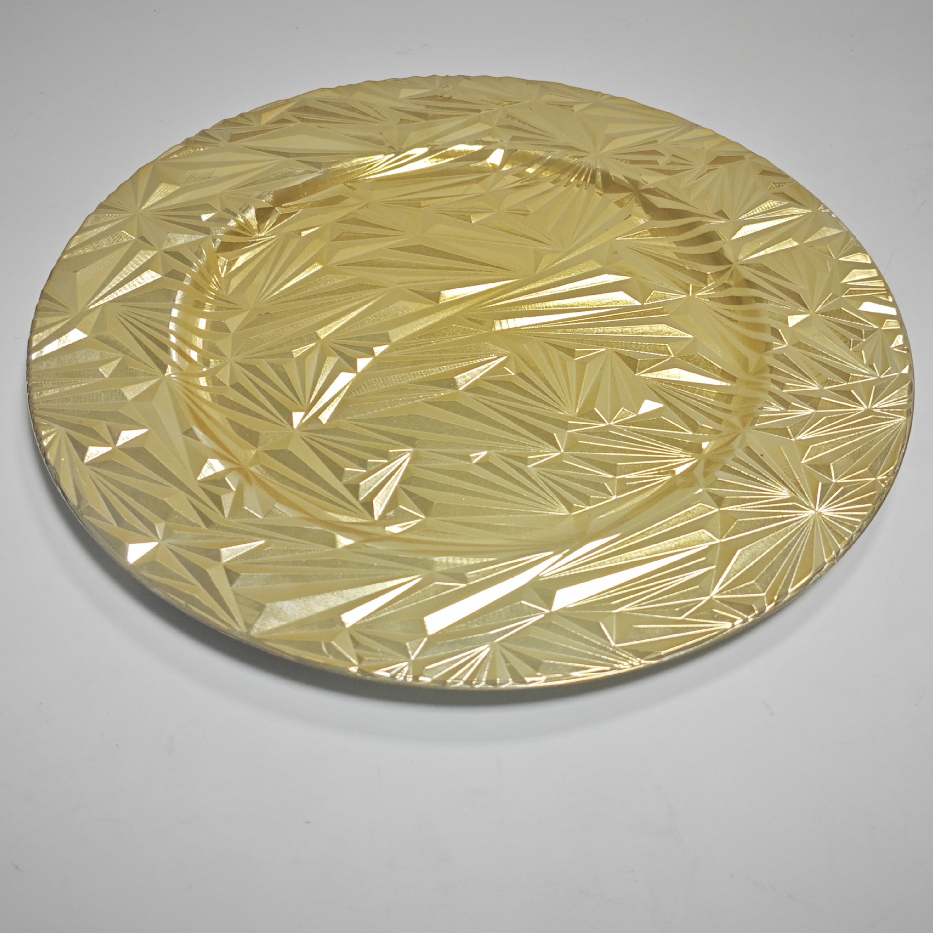 Plato de estilo europeo y americano de material PP plato de plástico textura al por mayor plato de boda hotel resumen comercio exterior puede establecer postres