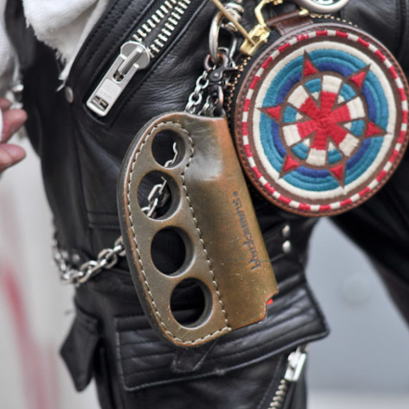 Cowhide Lighter Holster Outdoor Survival Waist Lighter Holster Retro Lighter Protection Storage Cover