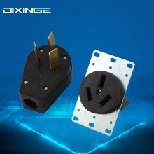 NEMA 10-50P 美标组装插头插座 美式50A大功率插头 50A 125V/250V