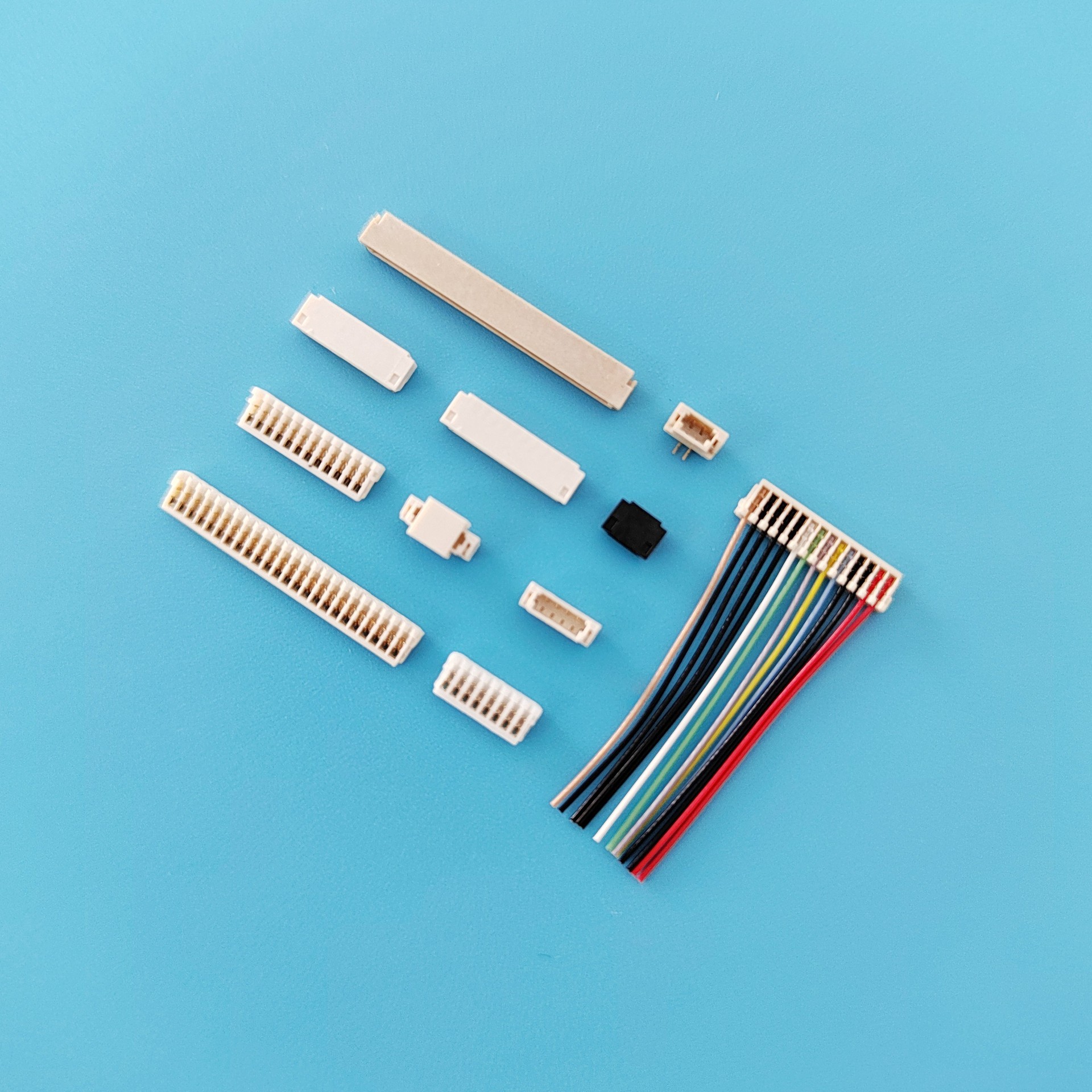 0.8连接器 90度针座 18P镀锡 CSG供应