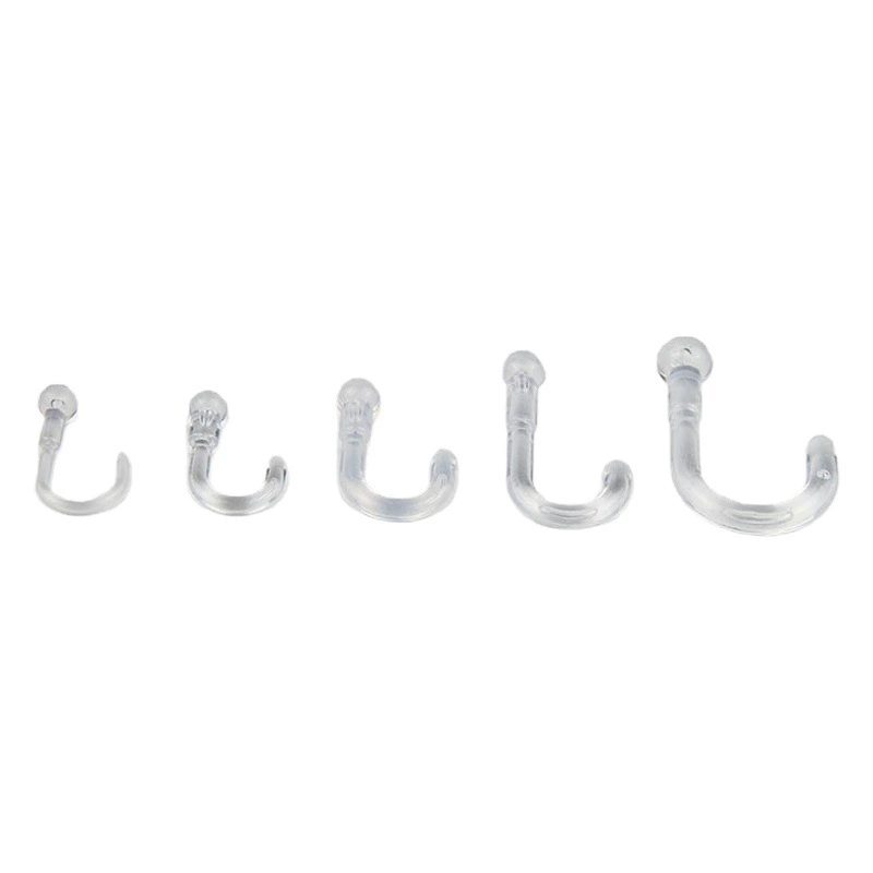 2,5 см-8 см прозрачный перфорированный крючок на присоске пластиковый крючок фиксированный венок производители декоративных аксессуаров в наличии оптом