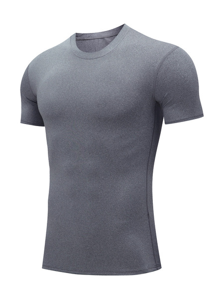Sports breathable quick dry basketball base short sleeve T-shirt for…