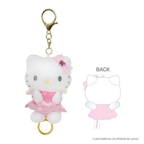 Spot [Retractable Buckle] Pink Angel Kitty