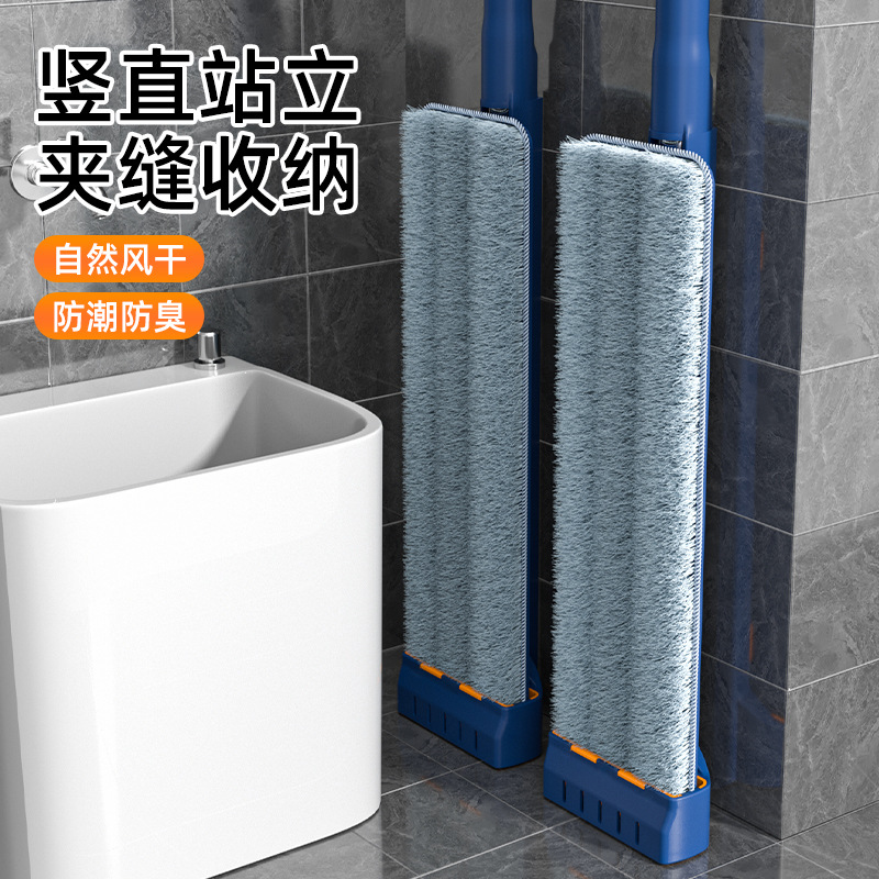 免手洗家用平板拖把加大摺疊拖布清洗桶墩布替換布拖地神器一拖淨