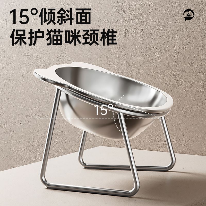 Cross-Border Wholesale Stainless Steel Water Bowls That Are Not Easy to Knock Over, Cat Bowls, Dog Bowls, Pet Neck Protection Elevated Cat Food Bowls, Rice Bowls Cross-Border Wholesale Stainless Steel Water Bowls That Are Not Easy to Knock Over, Cat Bowls, Dog Bowls, Pet Neck Protection Elevated Cat Food Bowls, Rice Bowls