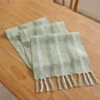 Small double jacquard green
