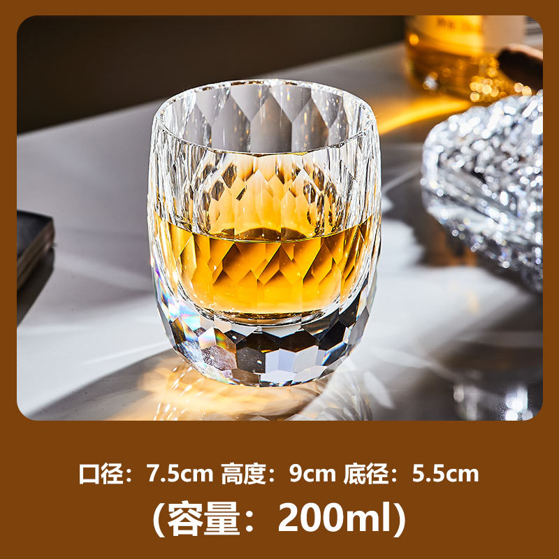 K9 crystal diamond cup (single wooden box)
