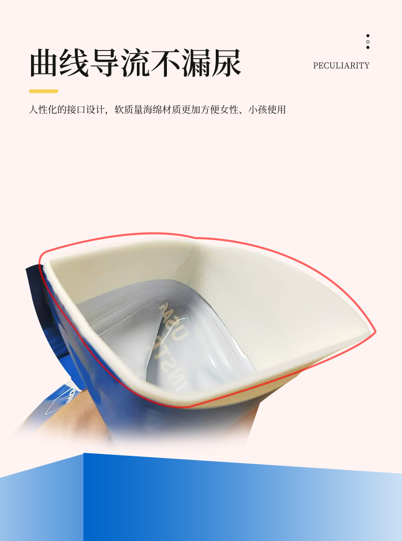 Disposable Car Emergency Urine Bag Travel Convenient Bag Portable Urine Artifact Unisex Car Urine Bag