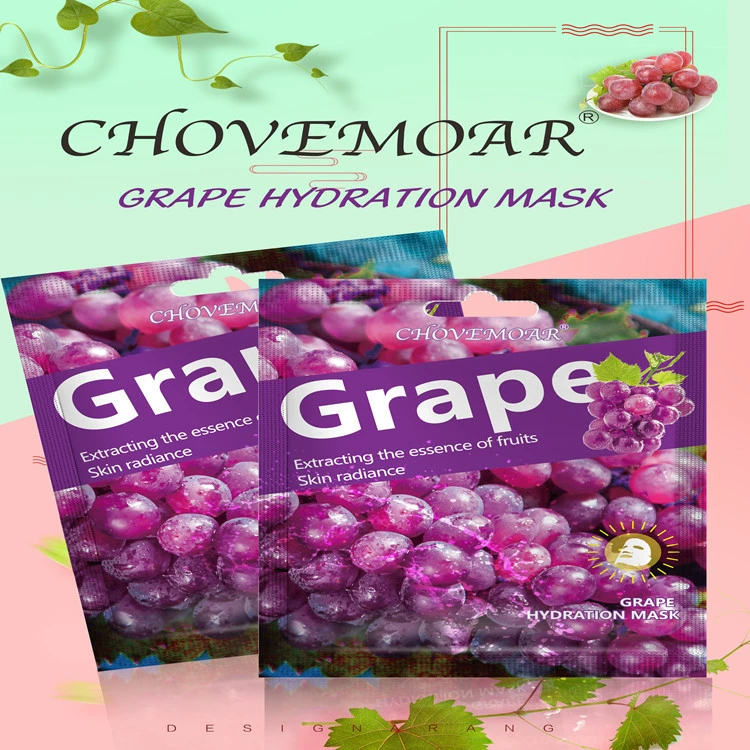 CHOVEMOAR 初默 фруктовая увлажняющая монолитная маска для лица, омоложение кожи, витамин C
