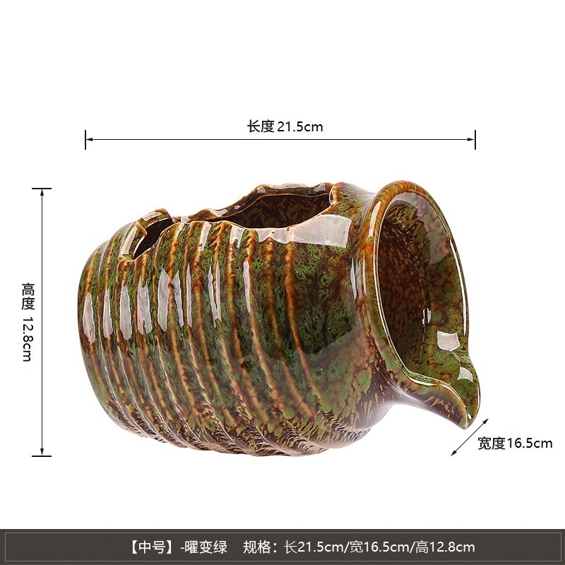 陶器の壺、中庭の流水装飾品、古代循環濾過アクセサリー、酸素化法、魚の飼育、屋内造園、生態水槽、流水|undefined
