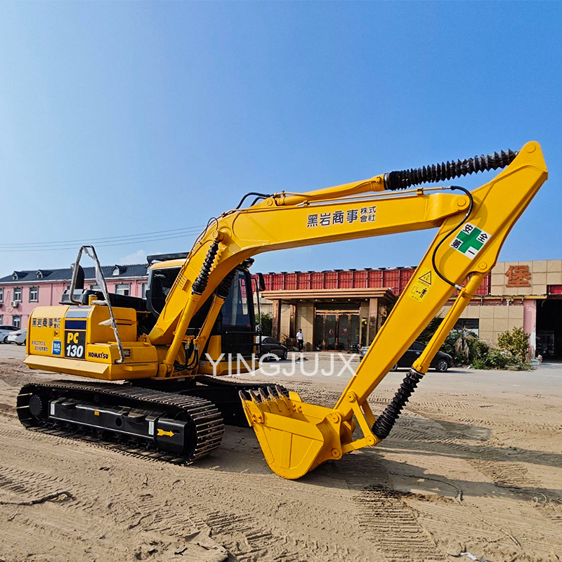 Mayorista 90% nueva excavadora de segunda mano Komatsu PC130 excavadora de orugas hidráulicas de segunda mano