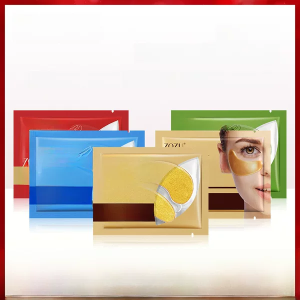 Cross-Border Gold Eye Mask Patch 7.5G/Pair Mung Bean Paste Hydrating and Moisturizing Sheet Export Skin Care Products Wholesale