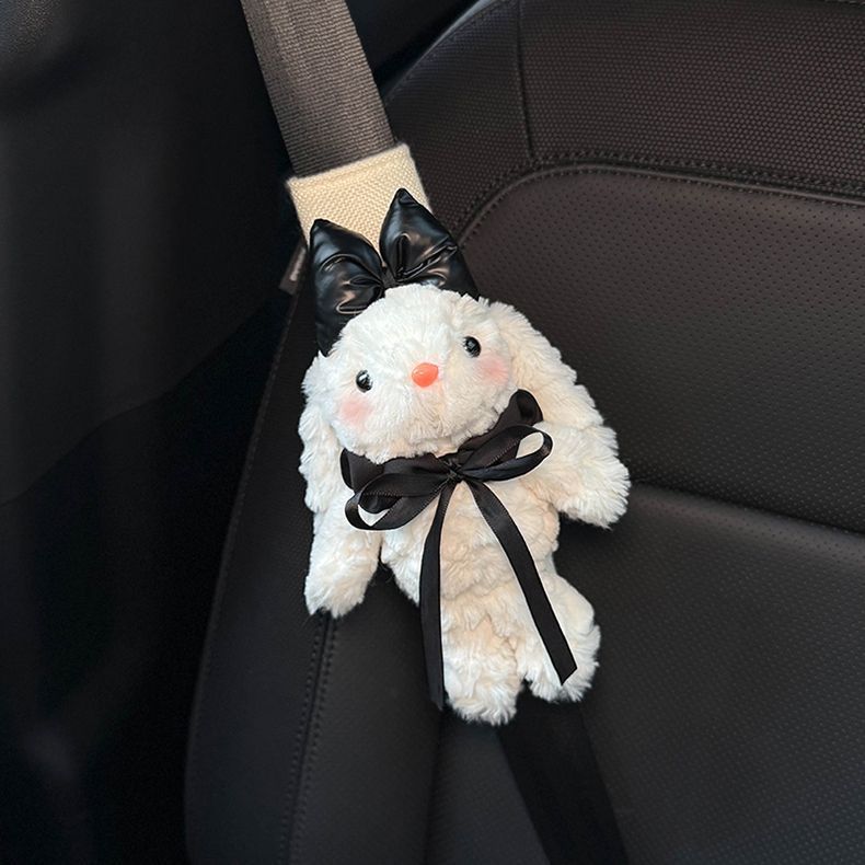 Creative Rabbit Car Seat Belt Shoulder Cover, High-End Car Seat Belt Decoration, Anti-Wear Clothing for a Couple