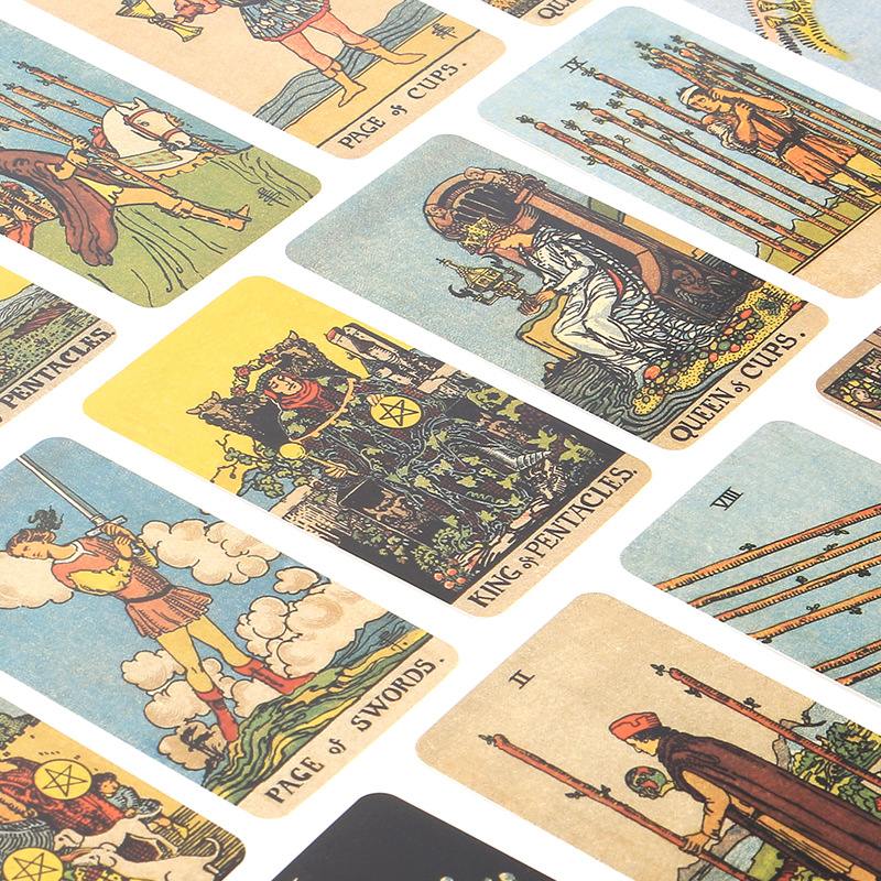 Edizione senza bordi delle carte oracolo dei tarocchi Smith-Waite_voghion.com