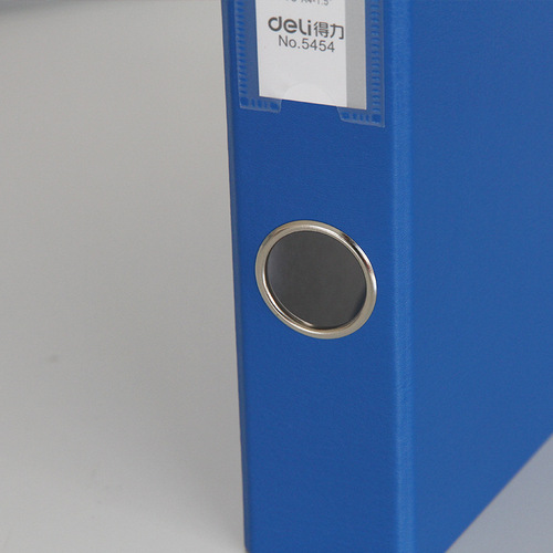Deli information book double strong folder folder office board clip back width 45MM information file organizer file