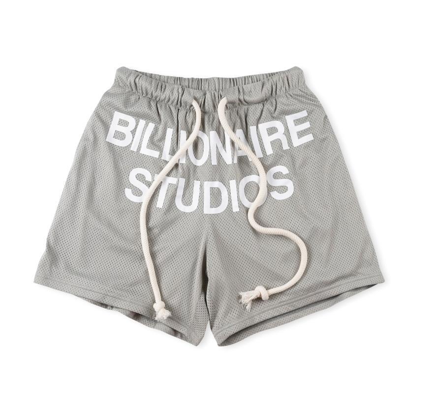 Billionaire Studios Bill Net Basketball Shorts Mesh Gray