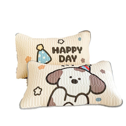 Live Stream Set of 2025 Cartoon Cute Fresh Cool Sensation Silk Latex Cooling Mat, Three-Piece, 1.5m² Ice Silk Cooling Mat