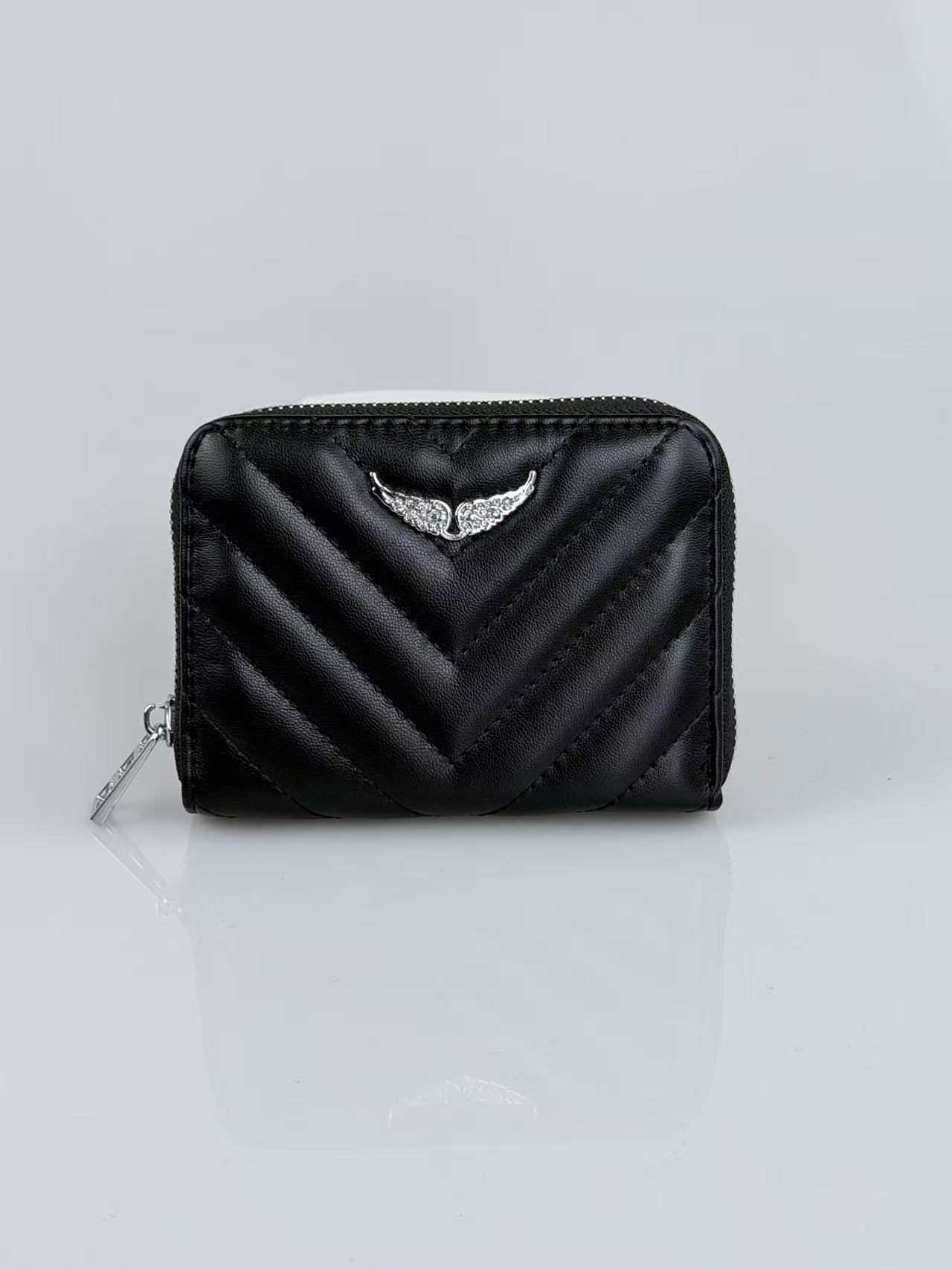 ZW Cartera Cartera de tarjetas de mano Europa y América simple Cartera de moda atmósfera nueva