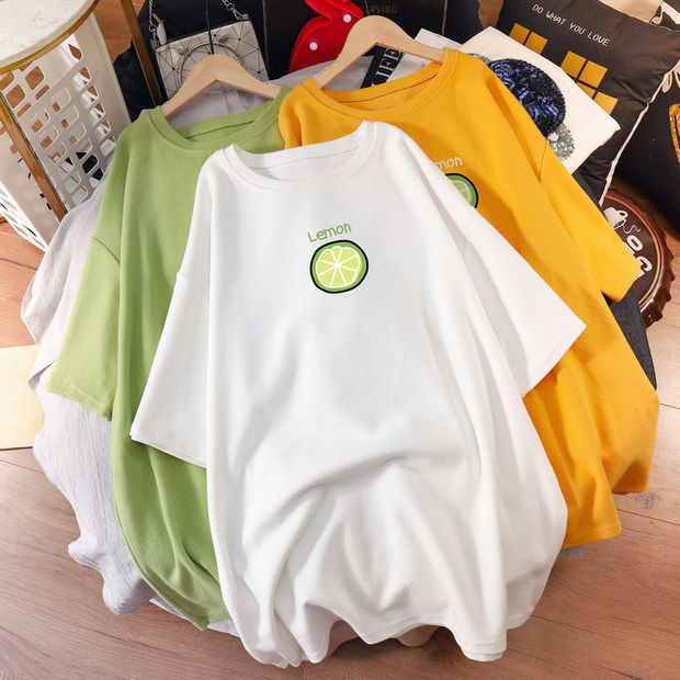 Pregnant women's summer short-sleeve T-shirt pure cotton loose fashionable pregnant women's top middle-length T-shirt base shirt trendy mom large size