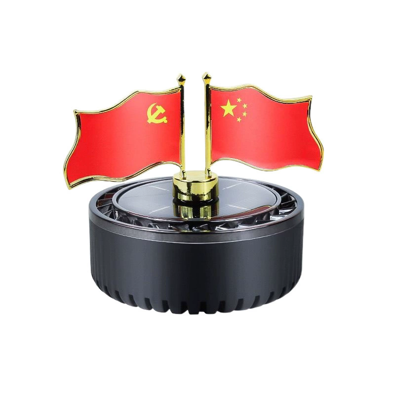 Rotating perfume for auto solar-powered, Chinese aromatherapy, seat
