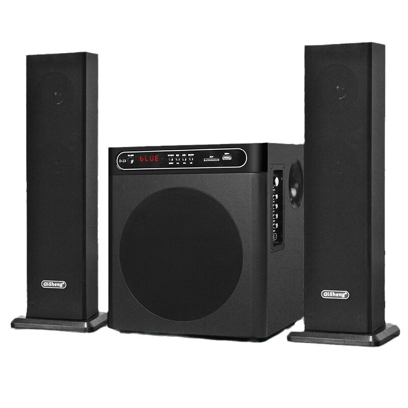 奇音 (QISHENG)D-23家庭用k歌デスクトップコンピュータ超重サブウーファbluetoothスピーカー家|undefined