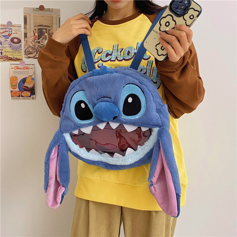 Ba lô búp bê sang trọng phổ biến Stitch ins dễ thương túi búp bê ngộ nghĩnh quà tặng ngày lễ túi dự tiệc