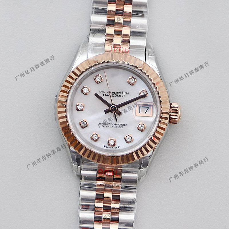 Gs Oyster Perpetual Datejust 31mm Diamond Dial Automatic Mechanical Women's Watch Cross-Border Foreign Trade Aliexpress