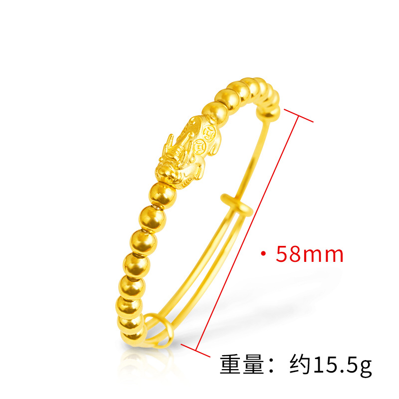 Nuevo TikTok popular clásico de Push-Pull pulsera chapado en oro de las mujeres de largo plazo no se desvanece joyería en línea de pago de cinturón rojo