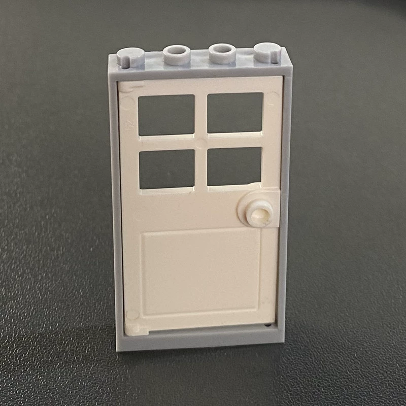 Подходит для Lego 60616 стекла 60623 1x4x6 четырехпанельная дверь 60596 1x4x6 строительных блоков дверной рамы