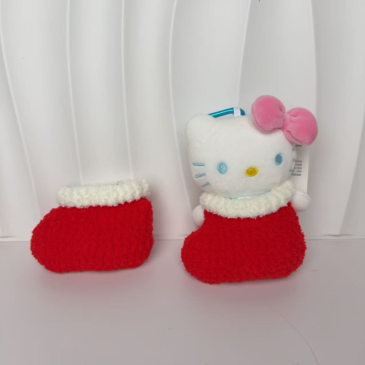 Red Christmas socks clothes, baby not included