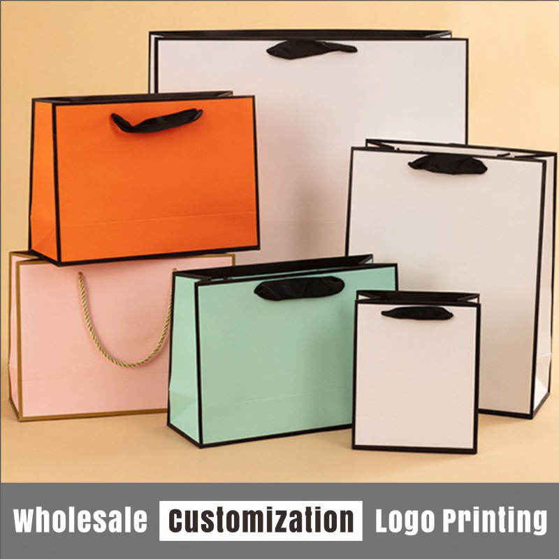 Custom Printed Your Own Logo Cardboard Boutique Packaging