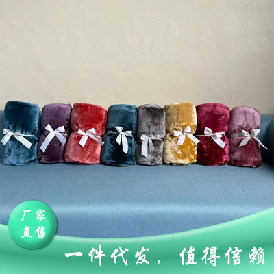 毛毯蓋毯辦公室午睡毯加厚保暖夏季小毯子單人沙發毯法蘭絨空調毯