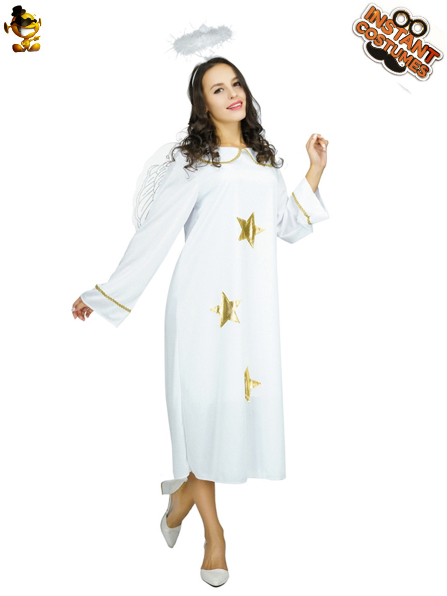 Halloween Adulto Femenino Ángel falda rendimiento traje Cosplay gran hembra Ángel princesa juego rendimiento traje image 6